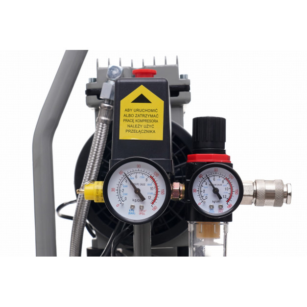 Kraft&Dele olajmentes kompresszor, 9 literes, 550 W, 8 bar
