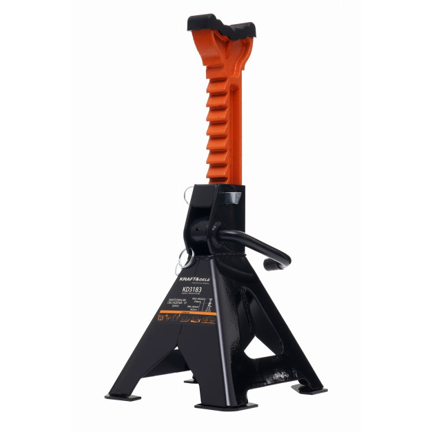 Kraft&Dele 3 tonnás tartóbak, 303-438 mm (1 pár) védőgumival, biztosító szeggel