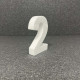 Polisztirol 3D 2-es szám, 11 cm 
