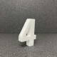 Polisztirol 3D 4-es szám, 11 cm 