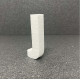 Polisztirol 3D J betű, 11 cm 