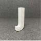 Polisztirol 3D J betű, 11 cm 