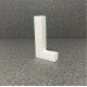 Polisztirol 3D L betű, 11 cm 