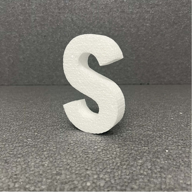 Polisztirol 3D S betű, 11 szám