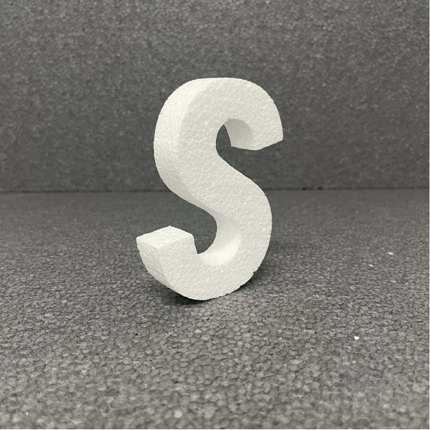 Polisztirol 3D S betű, 11 szám