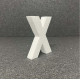 Polisztirol 3D X betű, 11 cm