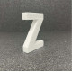 Polisztirol 3D Z betű, 11 cm 