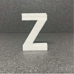 Polisztirol 3D Z betű, 11 cm 