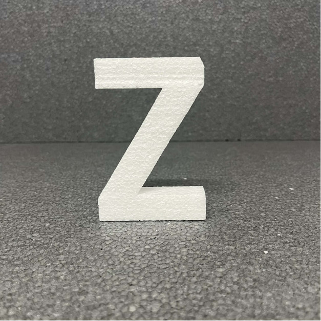 Polisztirol 3D Z betű, 11 cm 