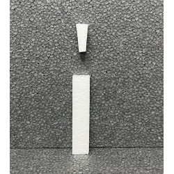 Polisztirol 3D Í betű, 11 cm 