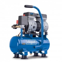 Scheppach ultracsendes olajmentes kéthengeres kompresszor, 6 l