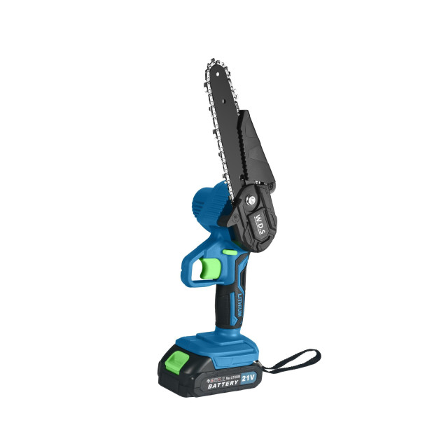 Kraft&Dele mini akkus láncfűrész szett 6", 21 V, töltővel és 2 db akkuval