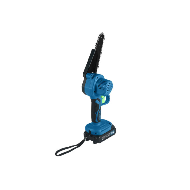 Kraft&Dele mini akkus láncfűrész szett 6", 21 V, töltővel és 2 db akkuval