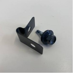 3D kerítés panelrögzítő bilincs antracit + csavar RAL7016