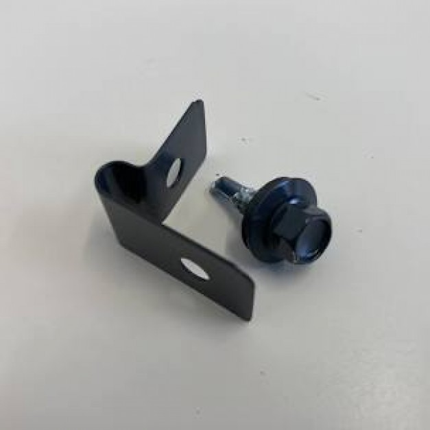 3D kerítés panelrögzítő bilincs antracit + csavar RAL7016