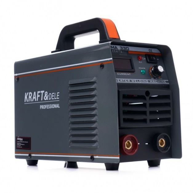 Kraft&Dele 330 Amperos LCD kijelzős inverteres hegesztő + munkakábelek
