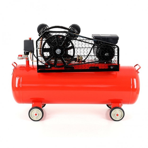 Kraft&Dele 100 L-es 2 hengeres olajos kompresszor 8bar, 480L/min, 230V