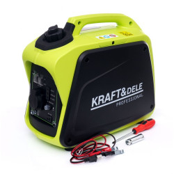 Kraft&Dele benzines 4 ütemű inverteres áramfejlesztő 1500/1800 W