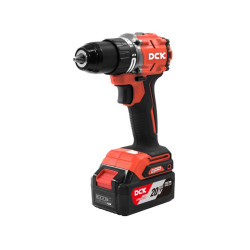 DCK Akkus ütvefúró-csavarozó 60 Nm szénkefe nélküli 20 V (1 x 4,0 Ah akku + töltő)