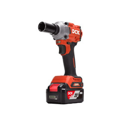 DCK Akkus ütvecsavarozó 1/2" 358 Nm szénkefe nélküli 20 V (1 x 5,0 Ah akku + töltő)
