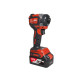 DCK Akkus ütvecsavarozó 1/4" 208 Nm szénkefe nélküli 20 V (2 x 4,0 Ah akku + töltő)