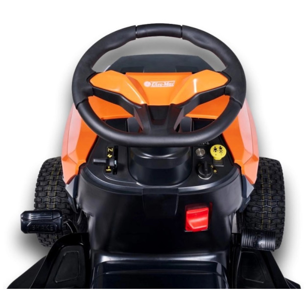Oleo-Mac OM 86R/14,5 K fűgyűjtős/hydro fűnyíró traktor, 432 cm³, 86 cm vágássz. 