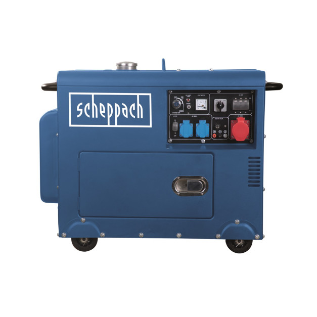 Scheppach dízel áramfejlesztő AVR szabályozással, 5000 W