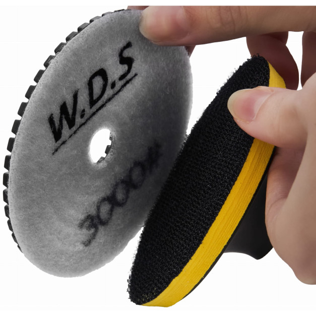 W.D.S. Gyémánttárcsa készlet 50 - 3000 szemcseméretű, M12