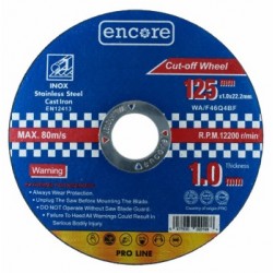 ENCORE Vágókorong 125 x 1,0 x 22,23 INOX