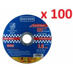ENCORE Vágókorong 125 x 1,0 x 22,23 INOX, 100 db