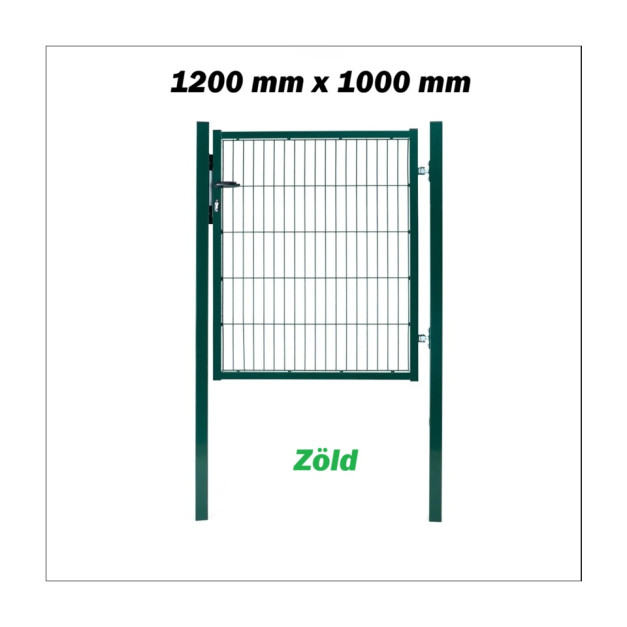 ORION Zöld kerti ajtó 1200x1000