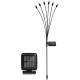 STR Firefly napelemes kerti lámpa, 6x LED, rozsdamentes acél, 72 cm