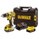 DEWALT Akkus fúrócsavarozó 18 V szénkefe nélküli, 70 Nm (2 x 5,0 Ah akku + töltő) 