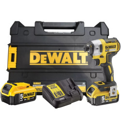 DEWALT Akkus ütvecsavarozó 18 V szénkefe nélküli (2 x 5,0 Ah akku + töltő) DCF887P2