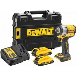 DEWALT Akkus ütvecsavarozó szett 812Nm, 18 V (2 x 5,0 Ah akku + töltő + koffer) 