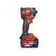 DCK Akkus ütvecsavarozó 1/4" 208 Nm szénkefe nélküli 20 V (1 x 4,0 Ah akku + töltő)