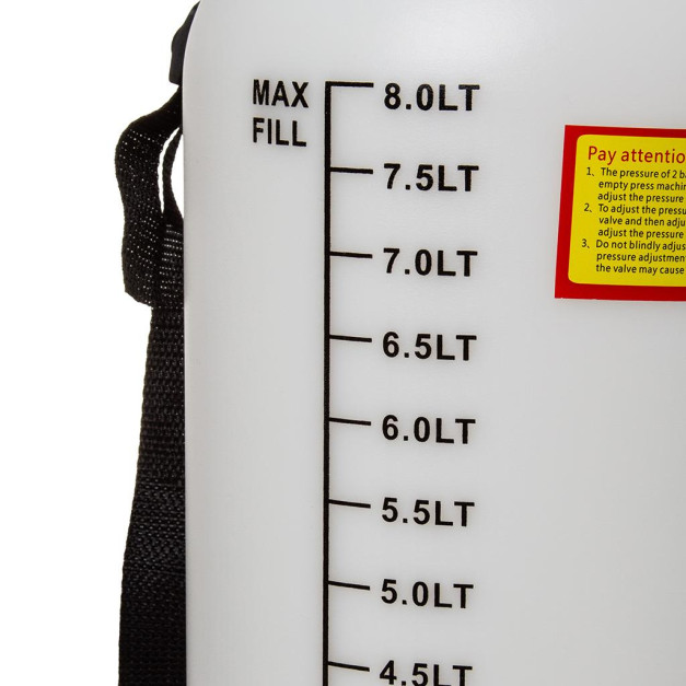 Marpol pneumatikus olajadagoló, 8 liter 
