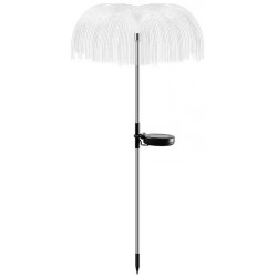 STR Garden Meduse napelemes, száloptikás, színváltós lámpa, 75 cm