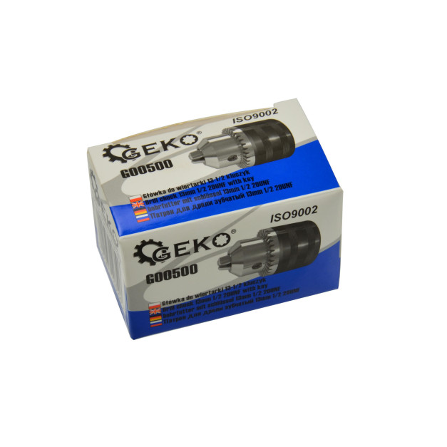 Geko 1,5-13mm kulcsos tokmány,1/2" menetes