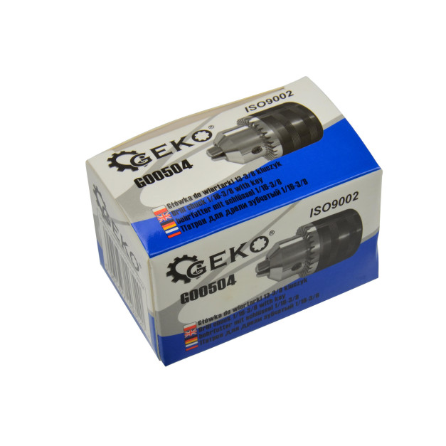 Geko 1,5-13mm kulcsos tokmány,menetes,3/8"