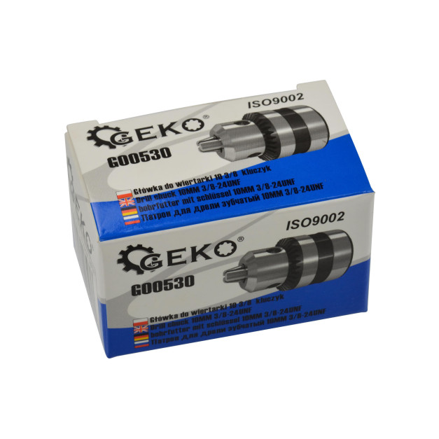 Geko 1,5-10mm kulcsos tokmány,menetes,3/8"