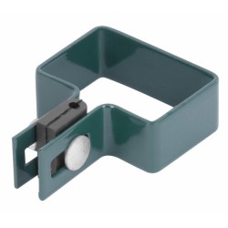 3D kerítés indító / záró bilincs 60x40-es oszlopra zöld Ral6005