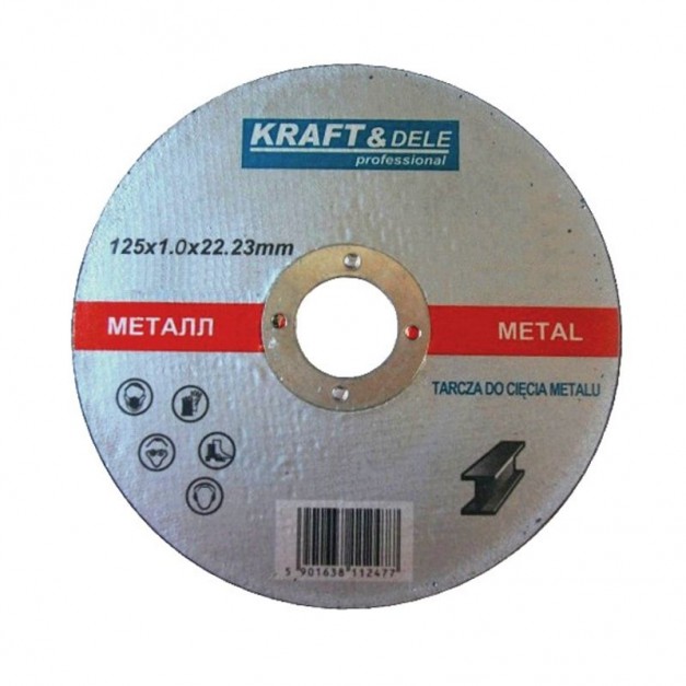 Kraft&Dele 125mm fémvágó korong, 125x1,0x22,2 mm