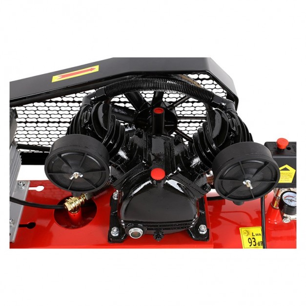 Kraft&Dele 100 L-es 2 hengeres olajos kompresszor 8bar, 480L/min, 230V