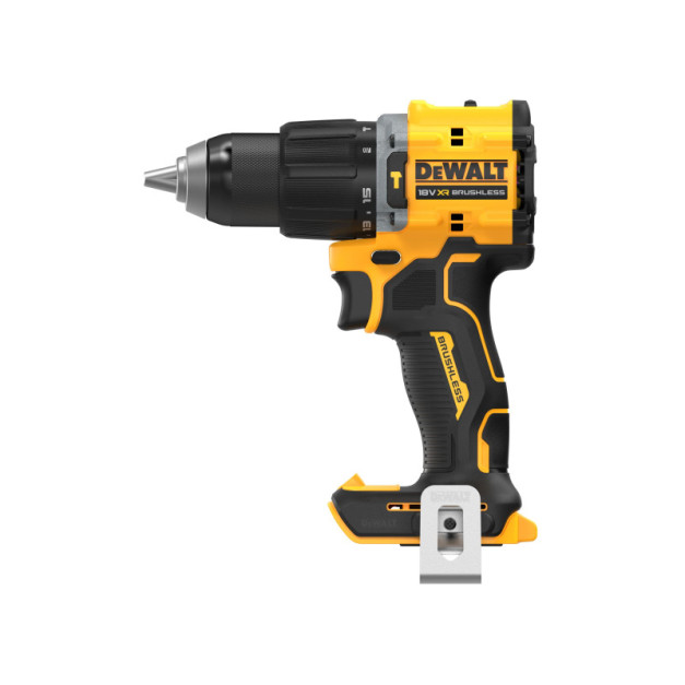 DEWALT Akkus ütvefúró-csavarozó kompakt 18 V szénkefe nélküli 74Nm (akku + töltő nélkül)
