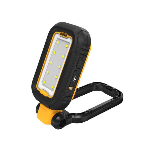 DEWALT Akkus LED lámpa 3,6V USB-C újratölthető, 360°-ban forgatható fej 1000 lumen