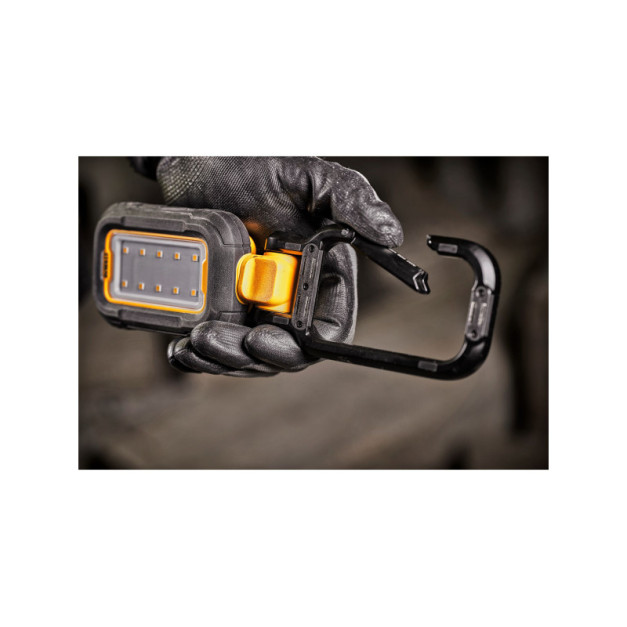 DEWALT Akkus LED lámpa 3,6V USB-C újratölthető, 360°-ban forgatható fej 1000 lumen