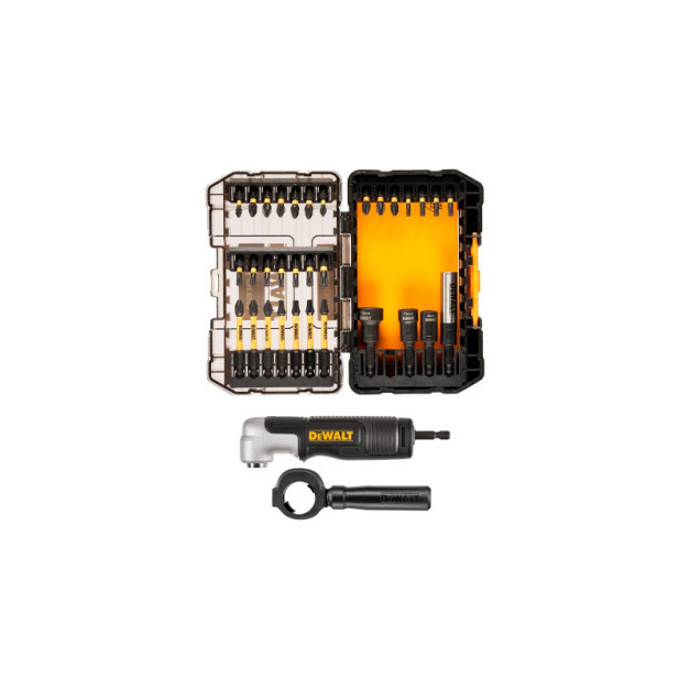 DEWALT/McLaren Bithegy készlet 33 részes sarokcsavarozó adapterrel