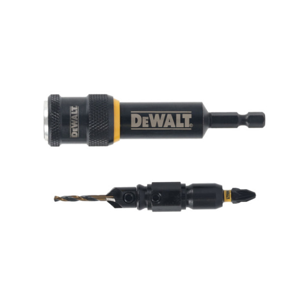 DEWALT Süllyesztőfúró + 8 mm előfúró + PZ2 x 25 mm bithegy