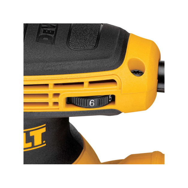 DEWALT Excenter csiszoló 125 mm fordulatszám szabályzós / 280 W